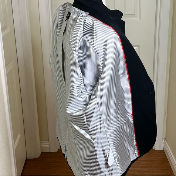J. Crew Schoolboy Women’s Black Polyester Blazer Black Size L Preppy Officecore - Picture 9 of 11
